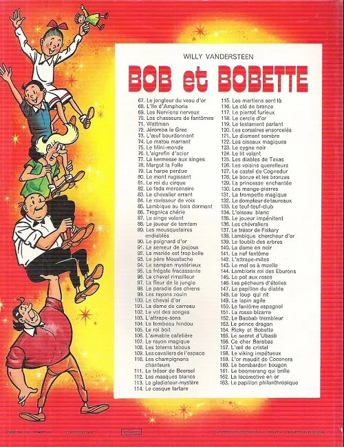 Verso de l'album Bob et Bobette Tome 130 Les mange-pierres