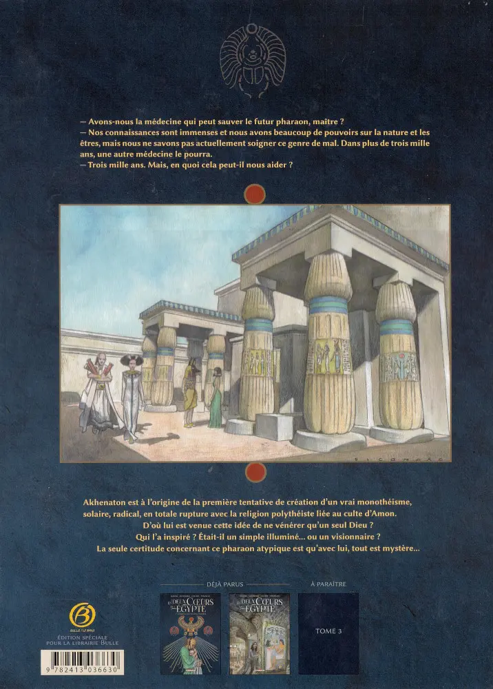 Verso de l'album Les Deux Coeurs de l'Égypte Tome 2 Le petit dieu