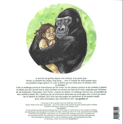 Verso de l'album Jungle Tales
