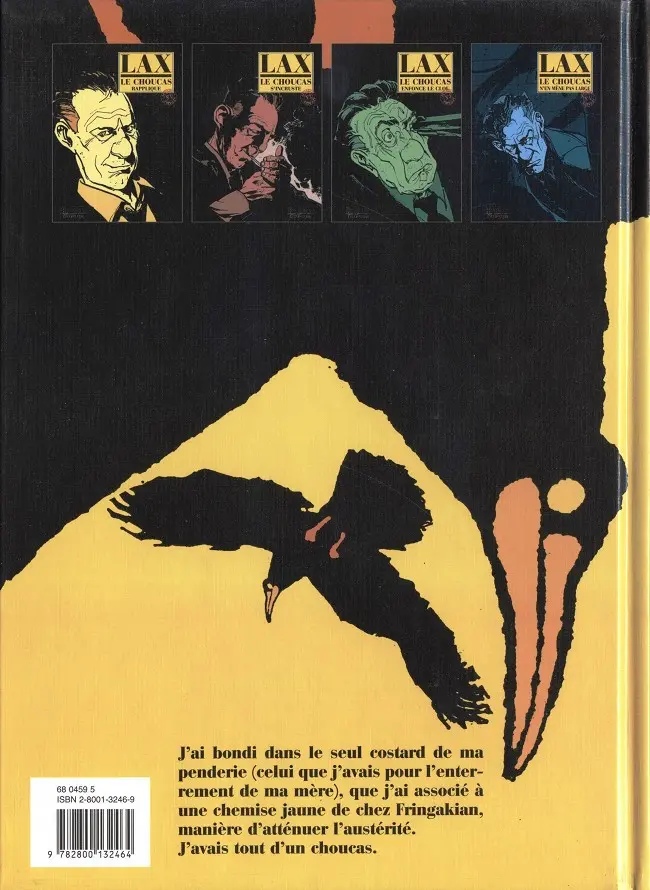 Verso de l'album Le Choucas Tome 4 Le Choucas n'en mène pas large