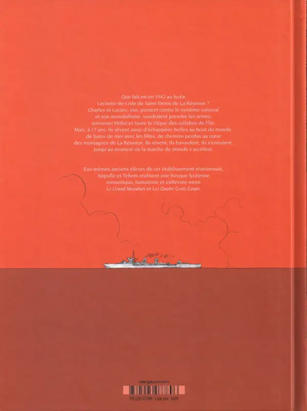Verso de l'album Les Chroniques du Léopard