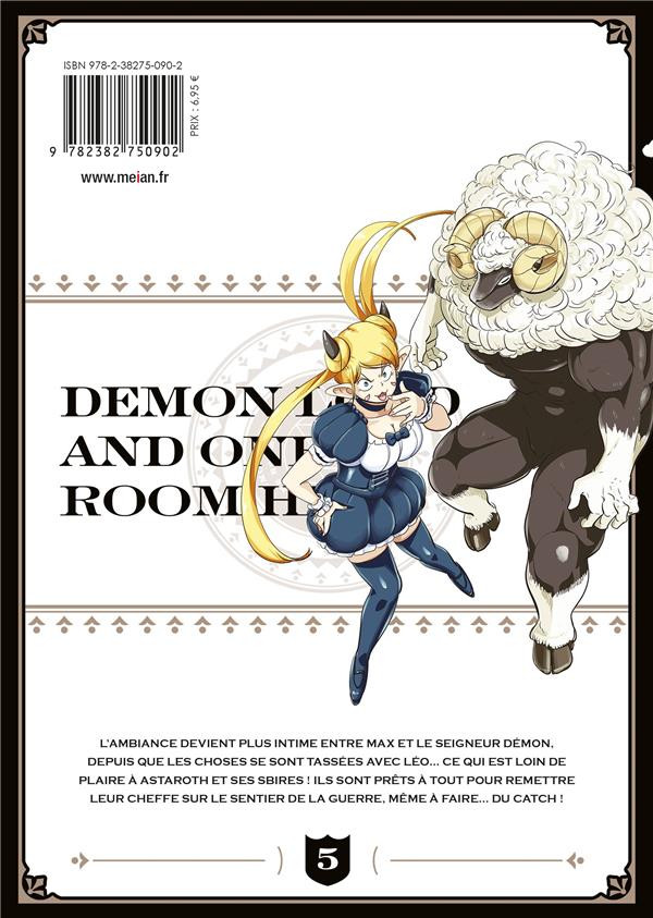 Verso de l'album Demon lord & one room hero 5