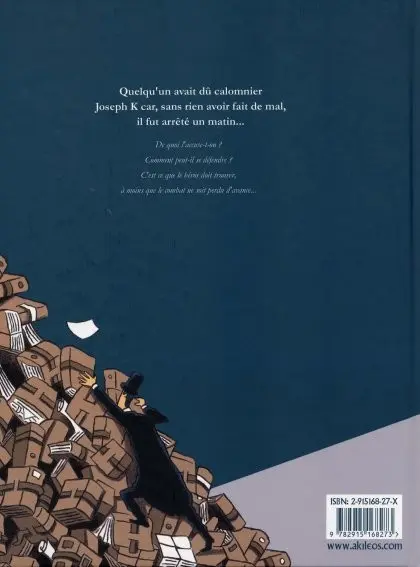 Verso de l'album Le Procès Le procès