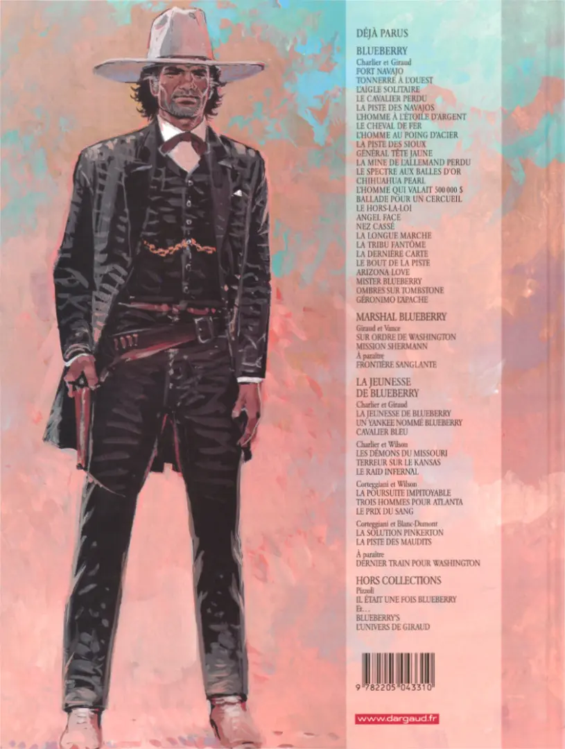 Verso de l'album Blueberry Tome 3 L'aigle solitaire