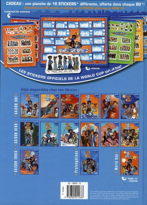Verso de l'album Foot 2 rue Tome 1 Premier match