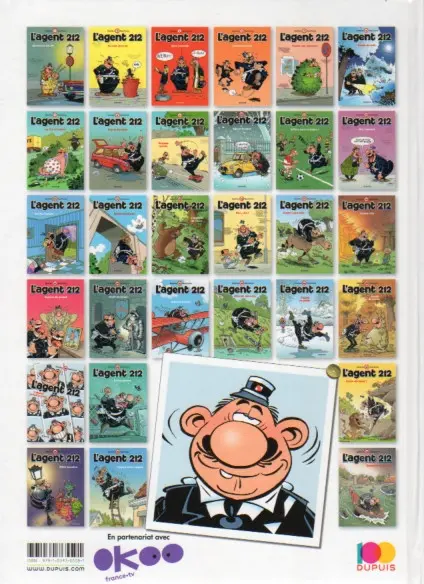 Verso de l'album L'Agent 212 Tome 23 Poulet en gelée