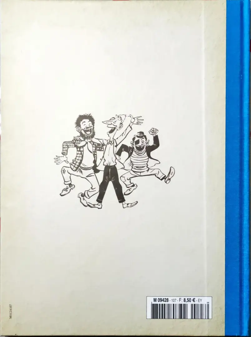 Verso de l'album Les Pieds Nickelés - La collection Tome 107 Les Pieds Nickelés en Afrique
