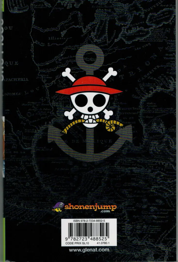 Verso de l'album One Piece 1 À l'aube d'une grande aventure