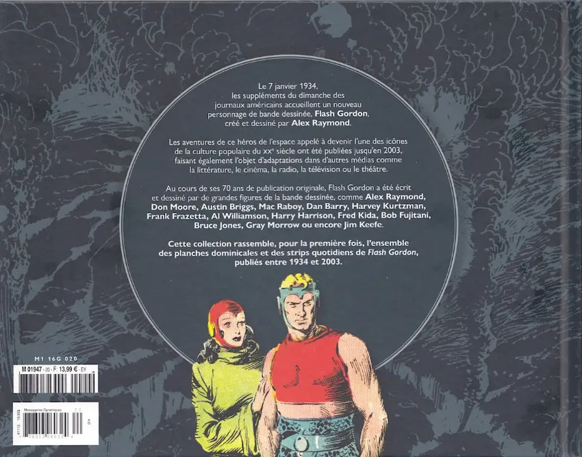Verso de l'album Flash Gordon Tome 20 1978-1981
