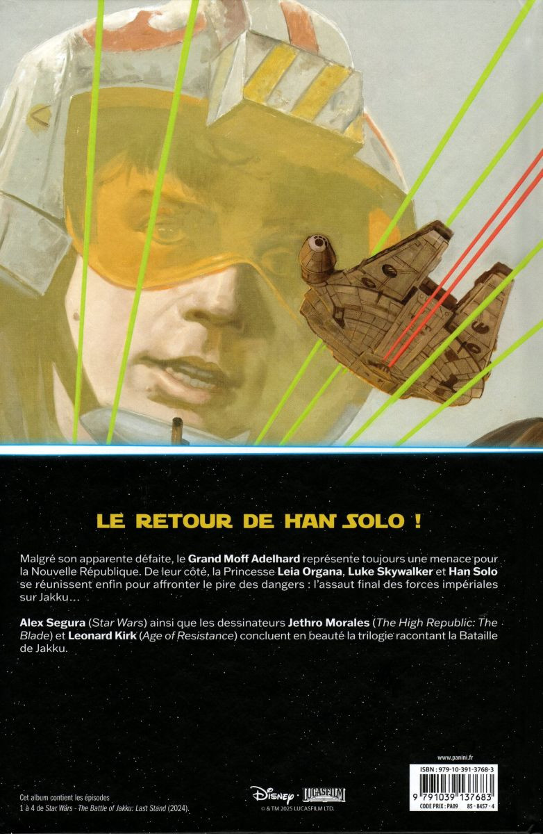 Verso de l'album Star Wars - La bataille de jakku Tome 3