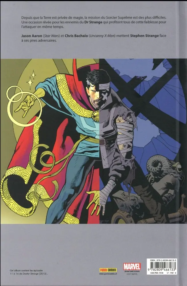 Verso de l'album Doctor Strange Tome 3 Du sang dans l'éther