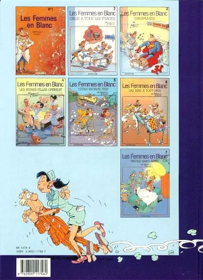 Verso de l'album Les Femmes en Blanc Tome 7 Pinces, sang, rires