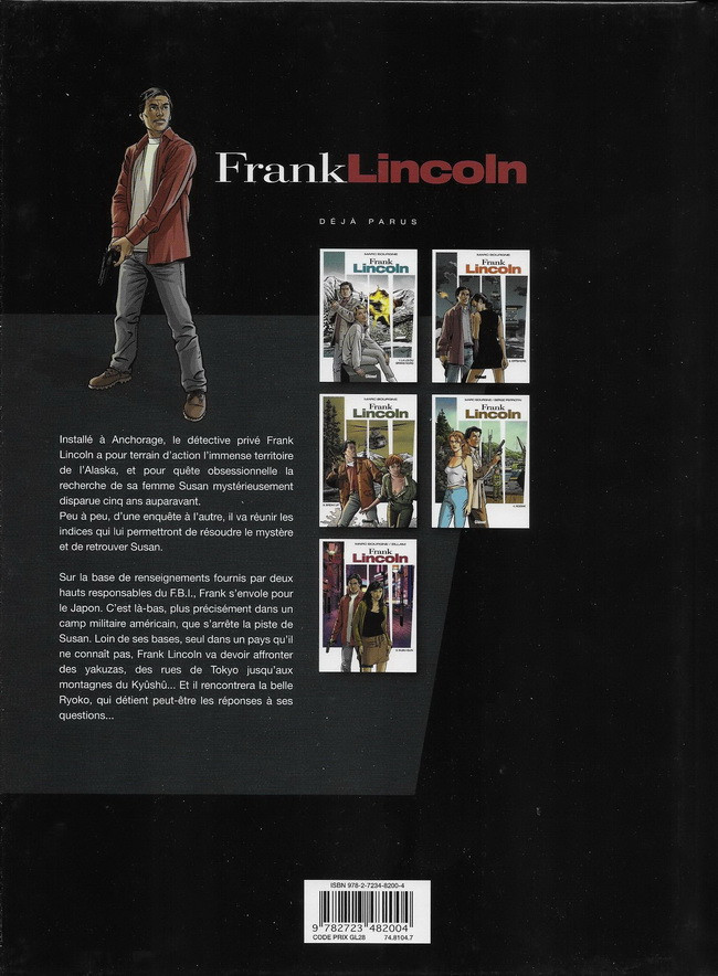Verso de l'album Frank Lincoln Tome 5 Kusu-Gun