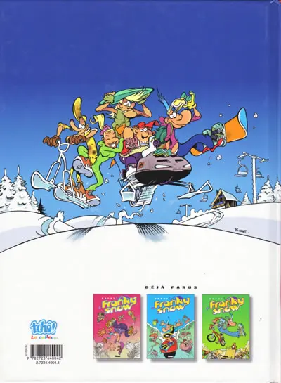 Verso de l'album Franky Snow Tome 4 Snow révolution