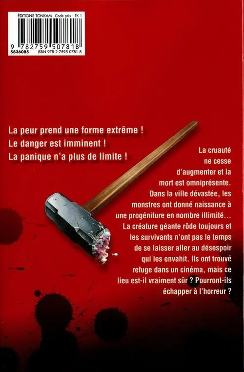 Verso de l'album Hakaiju 3