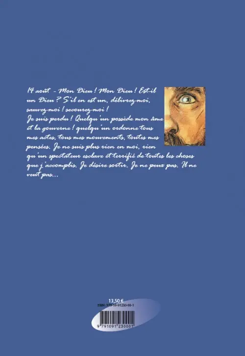Verso de l'album Le Horla