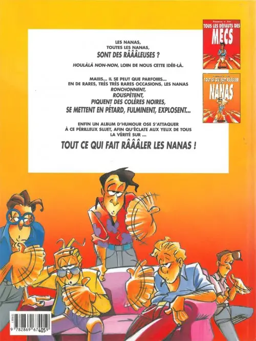 Verso de l'album Jim et ses copains Tome 2 Tout ce qui fait râââler les nanas