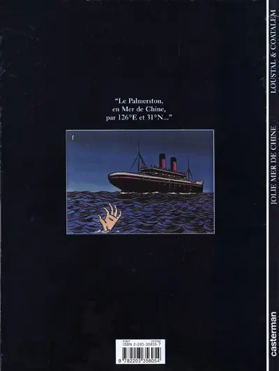 Verso de l'album Jolie mer de Chine