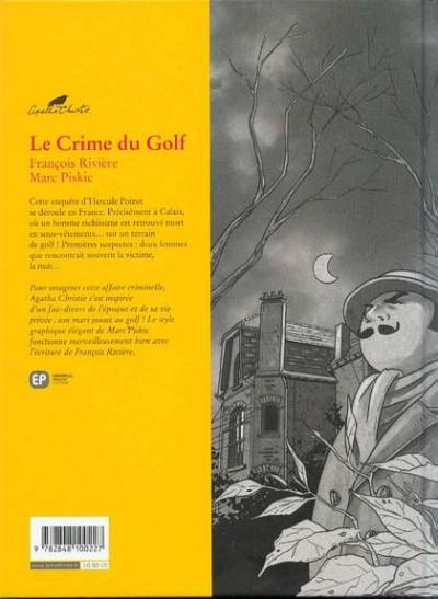 Verso de l'album Agatha Christie Tome 7 Le Crime du Golf