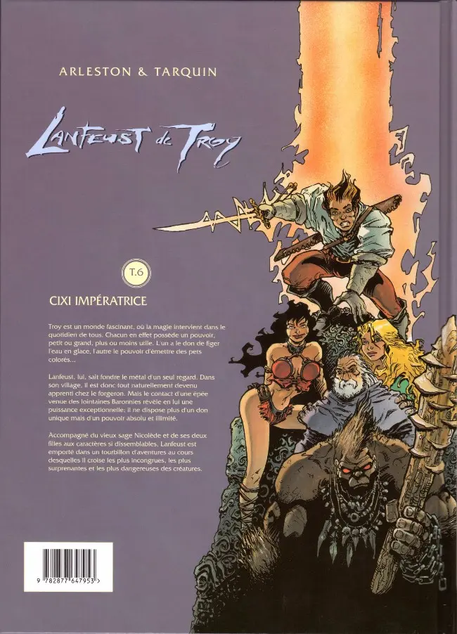 Verso de l'album Lanfeust de Troy Tome 6 Cixi impératrice