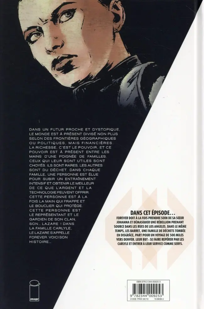 Verso de l'album Lazarus Tome 2 Ascension