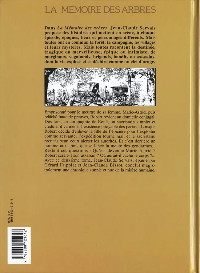 Verso de l'album La Mémoire des arbres Tome 2 La hache et le fusil - Tome 2