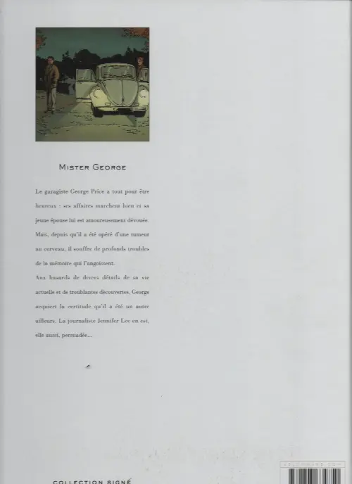 Verso de l'album Mister George