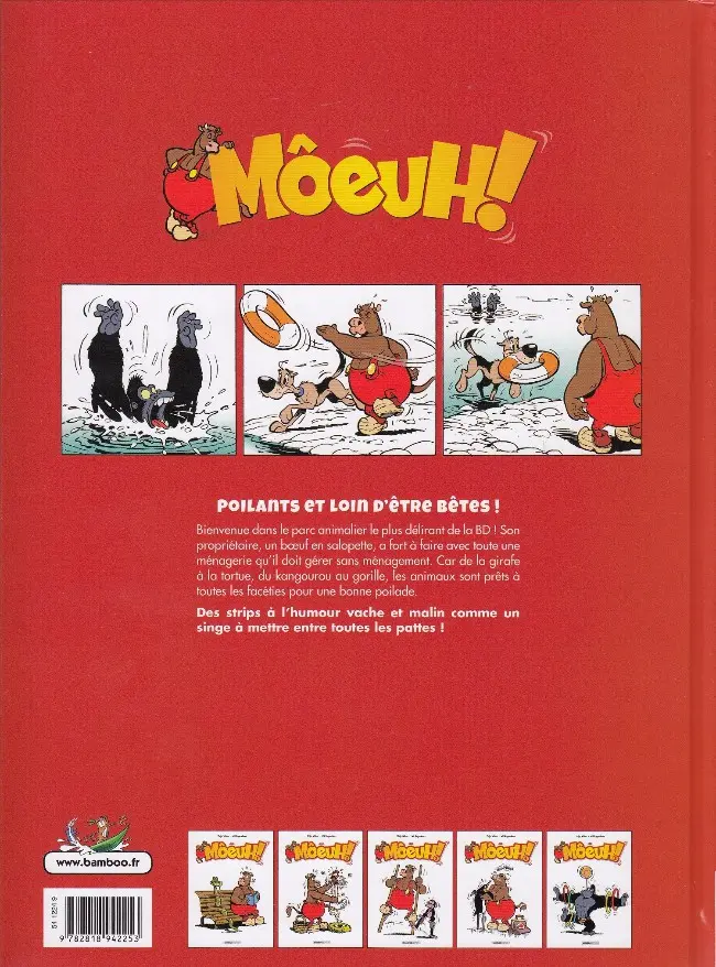 Verso de l'album Môeuh ! Tome 4