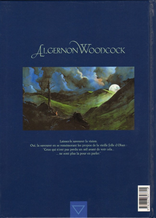 Verso de l'album Algernon Woodcock Tome 4 Sept cœurs d'Arran - Seconde partie