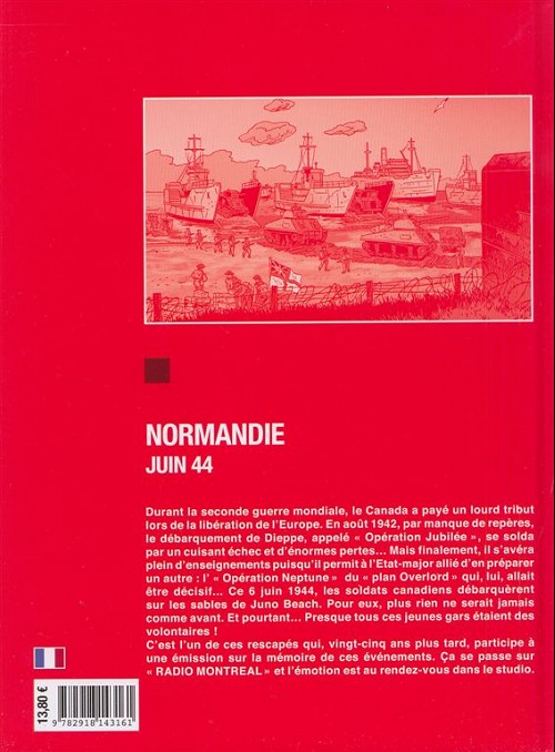 Verso de l'album Normandie juin 44 Tome 5 Juno beach / Dieppe