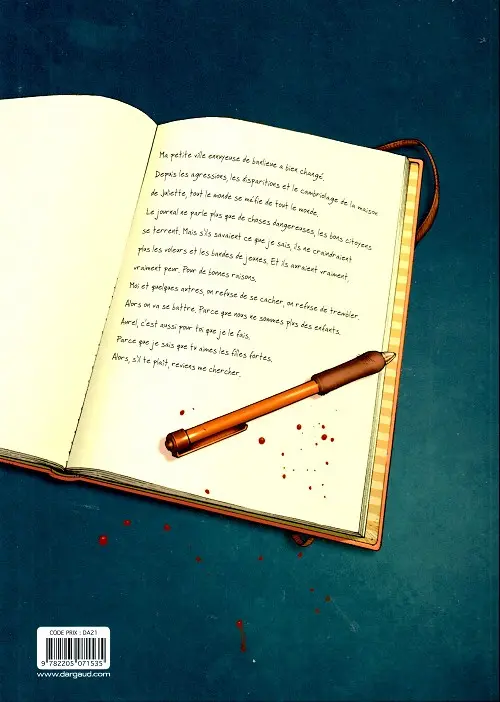 Verso de l'album Pleine lune Tome 2 Tu ne m'as pas oubliée