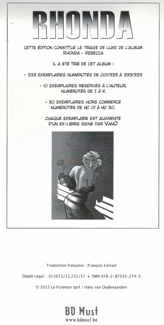 Autre de l'album Rhonda Tome 2 Rebecca