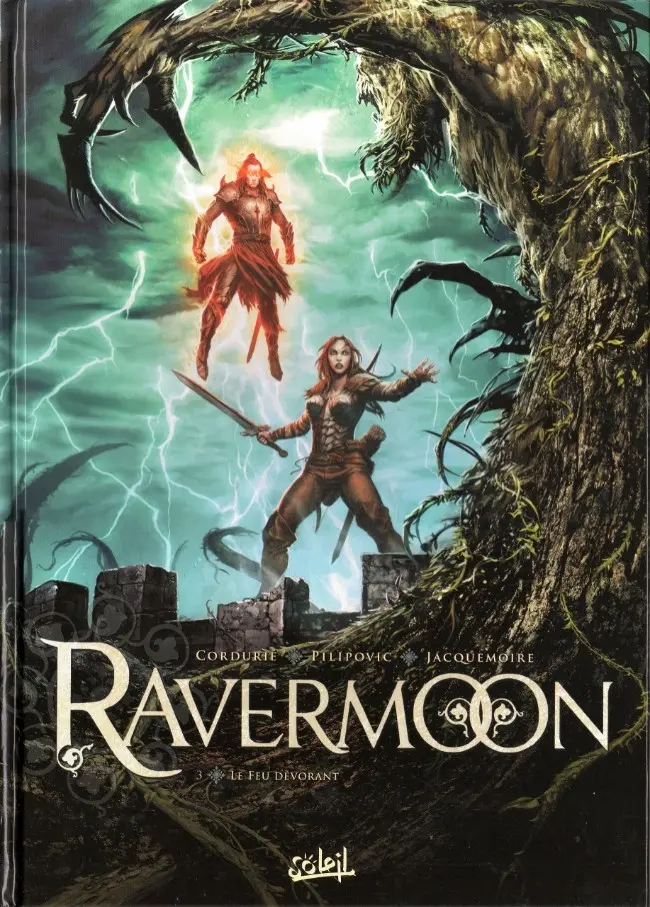 Couverture de l'album Ravermoon Tome 3 Le feu dévorant