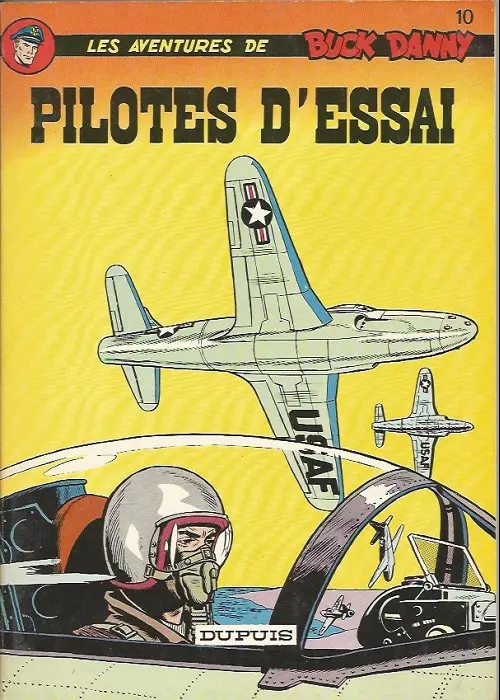 Couverture de l'album Buck Danny Tome 10 Pilotes d'essai