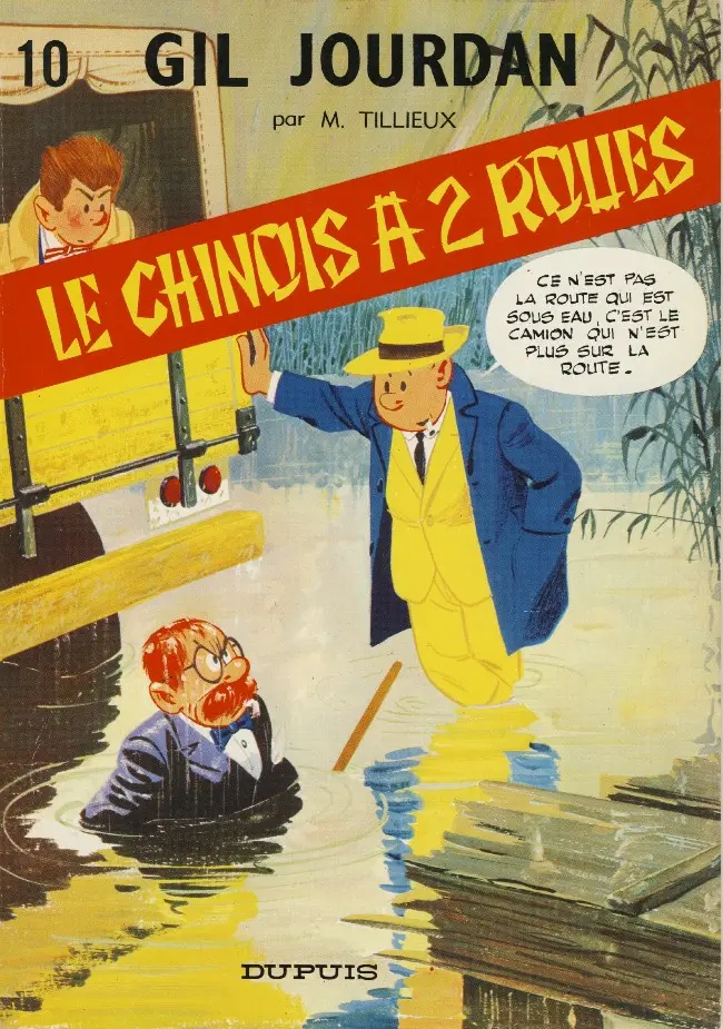 Couverture de l'album Gil Jourdan Tome 10 Le chinois à 2 roues