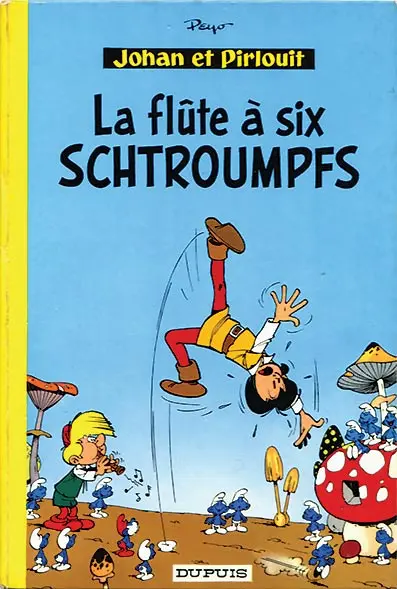 Couverture de l'album Johan et Pirlouit Tome 9 La flûte à six schtroumpfs