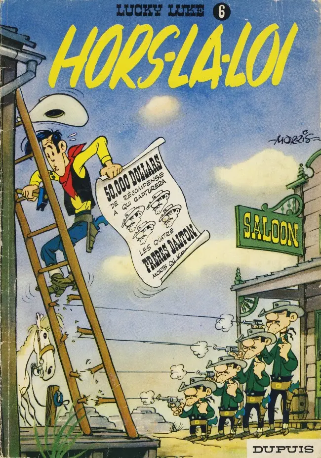 Couverture de l'album Lucky Luke Tome 6 Hors-la-loi