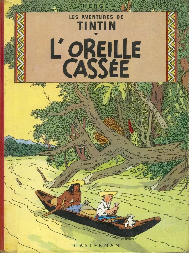 Couverture de l'album Tintin Tome 6 L'oreille cassée