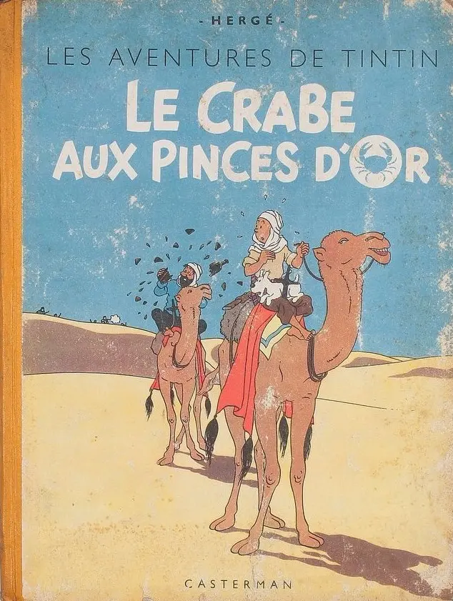 Couverture de l'album Tintin Tome 9 Le crabe aux pinces d'or