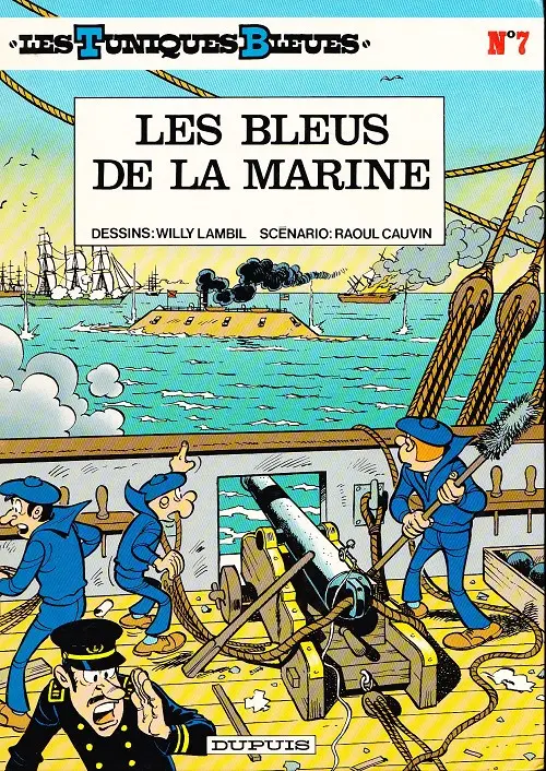Couverture de l'album Les Tuniques Bleues Tome 7 Les bleus de la marine