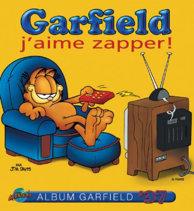 Couverture de l'album Garfield #37 J'aime zapper