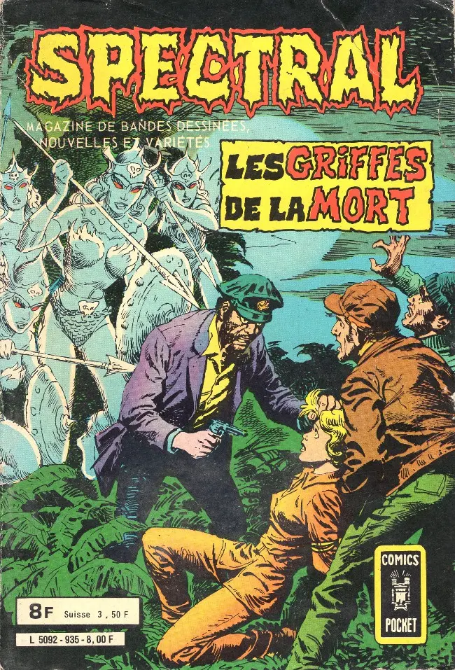 Couverture de l'album Spectral Les griffes de la mort / la déesse de l'épouvante