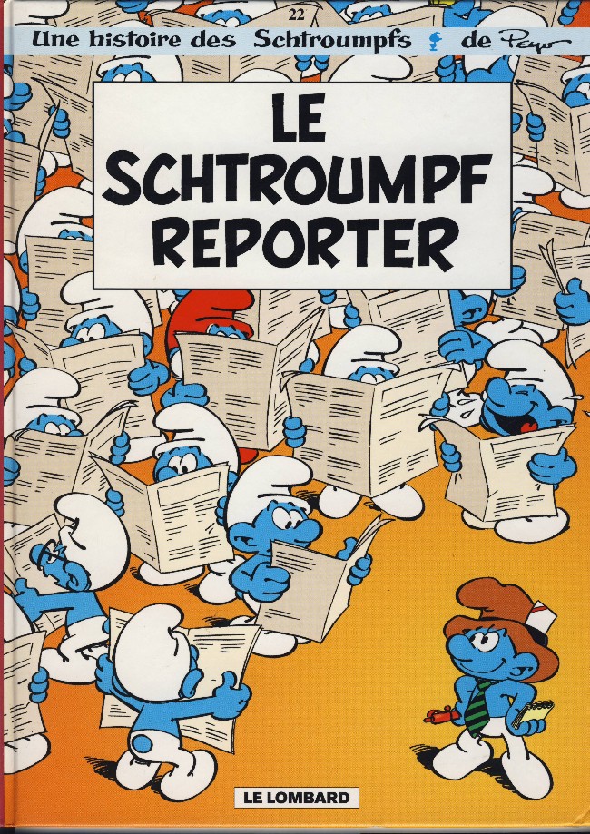 Couverture de l'album Les Schtroumpfs Tome 22 Le Schtroumpf reporter