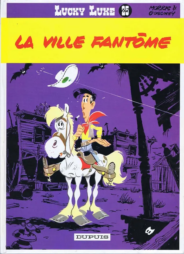Couverture de l'album Lucky Luke Tome 25 La ville fantôme