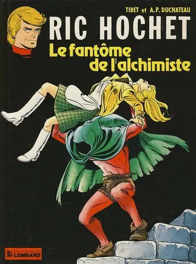 Couverture de l'album Ric Hochet Tome 30 Le fantôme de l'alchimiste