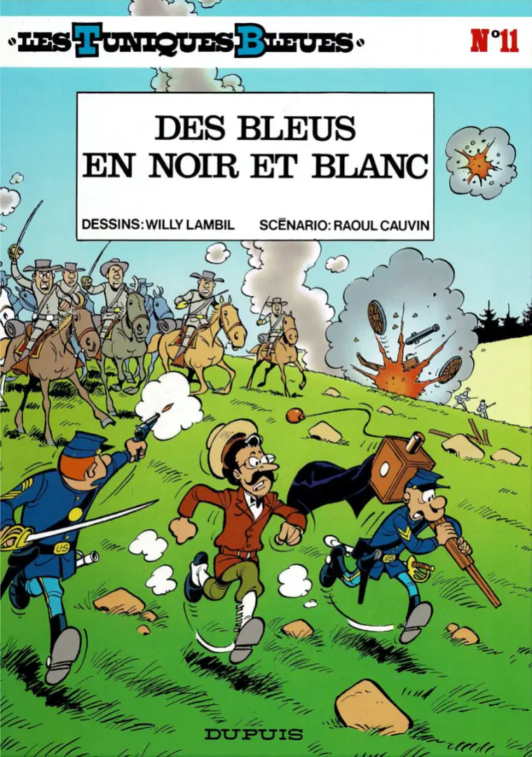 Couverture de l'album Les Tuniques Bleues Tome 11 Des Bleus en Noir et Blanc