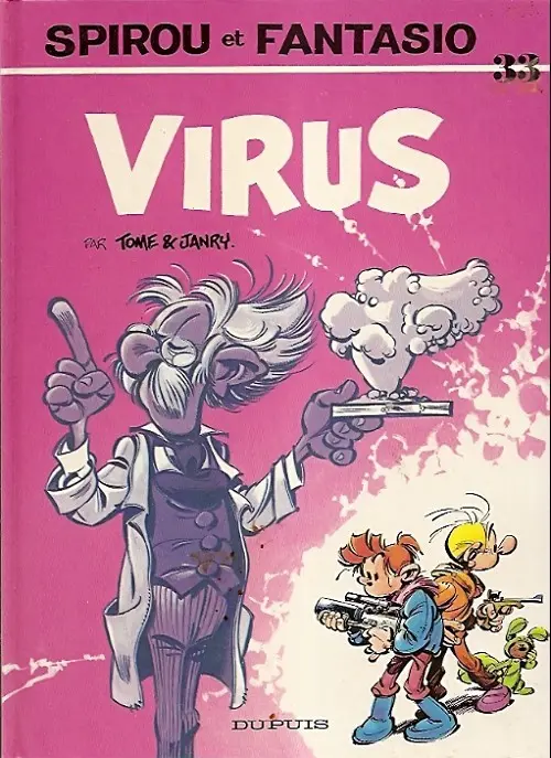 Couverture de l'album Spirou et Fantasio Tome 33 Virus