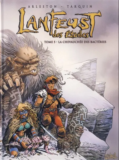 Couverture de l'album Lanfeust des Étoiles Tome 5 La chevauchée des bactéries