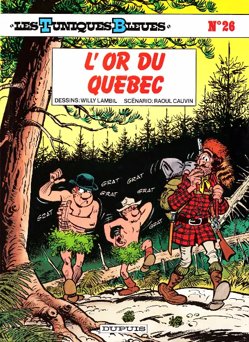 Couverture de l'album Les Tuniques Bleues Tome 26 L'or du Québec
