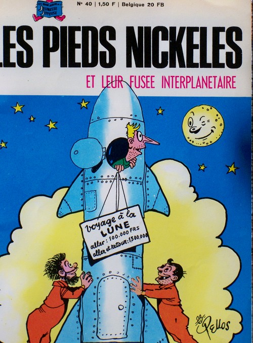 Couverture de l'album Les Pieds Nickelés Tome 40 Les Pieds Nickelés et leur fusée interplanétaire